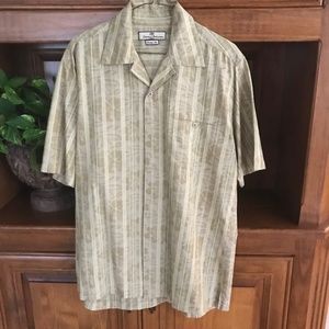 TOMMY BAHAMA AUTHENTIC SILK/COTTON SHIRT SIZE MEDIUM excellent condition*
